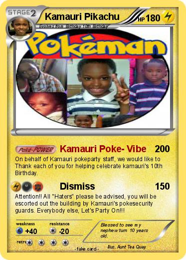 Pokemon Kamauri Pikachu