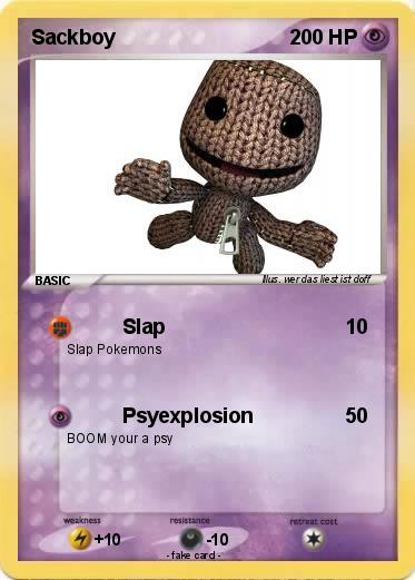 Pokemon Sackboy