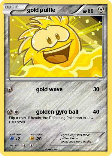 Pokemon gold puffle