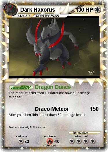 Pokemon Dark Haxorus