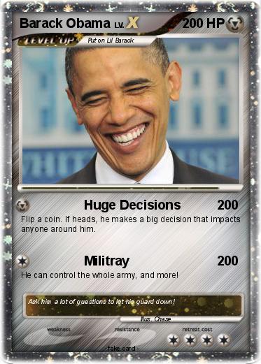 Pokemon Barack Obama