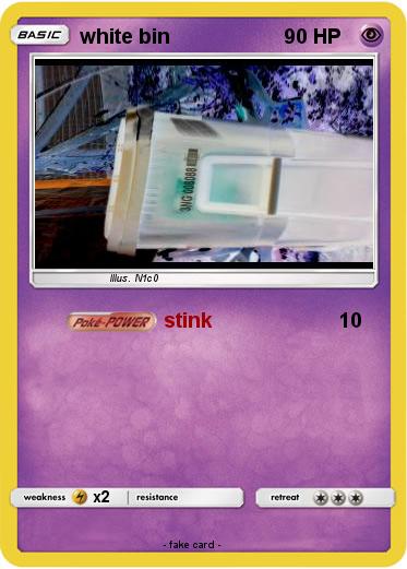 Pokemon white bin