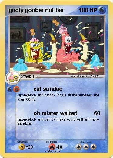 Pokemon goofy goober nut bar