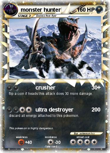 Pokemon monster hunter