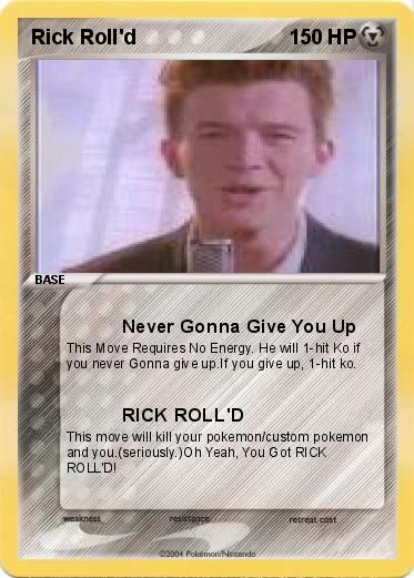 Pokemon Rick Roll'd