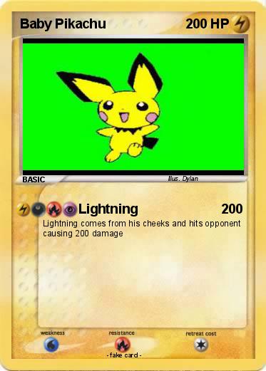 Pokemon Baby Pikachu