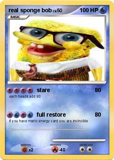Pokemon real sponge bob