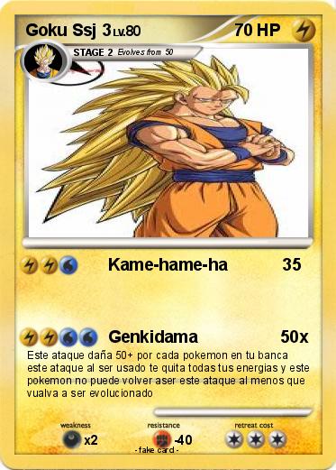 Pokemon Goku Ssj 3