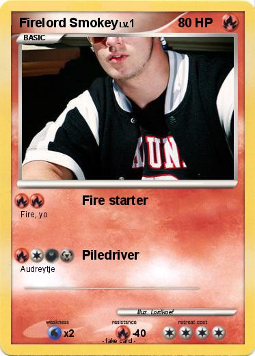Pokemon Firelord Smokey