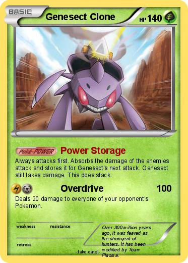Pokemon Genesect Clone