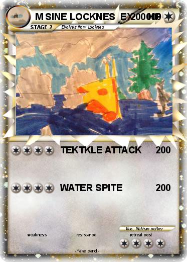 Pokemon M SINE LOCKNES  EX     000