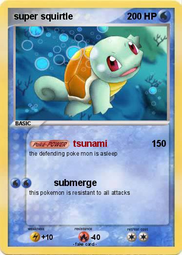 Pokemon super squirtle