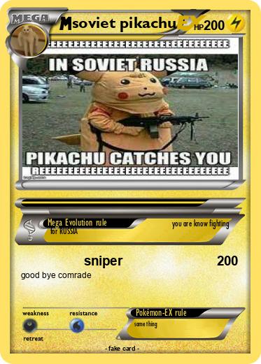 Pokemon soviet pikachu