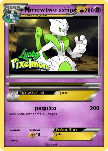 Pokemon mewtwo sshine