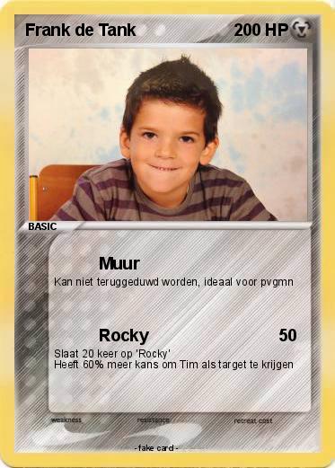 Pokemon Frank de Tank