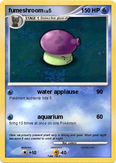 Pokemon fumeshroom