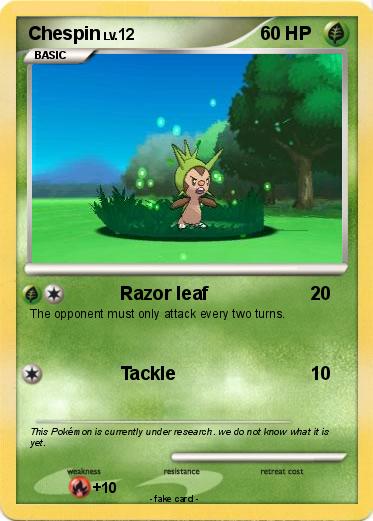 Pokemon Chespin