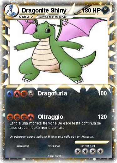 Pokemon Dragonite Shiny