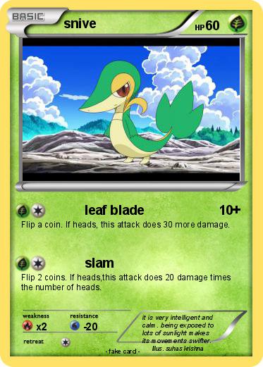 Pokemon snive