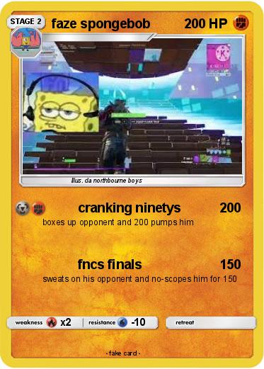 Pokemon faze spongebob