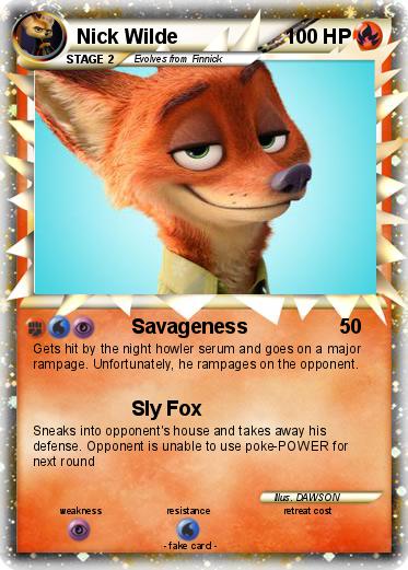Pokemon Nick Wilde