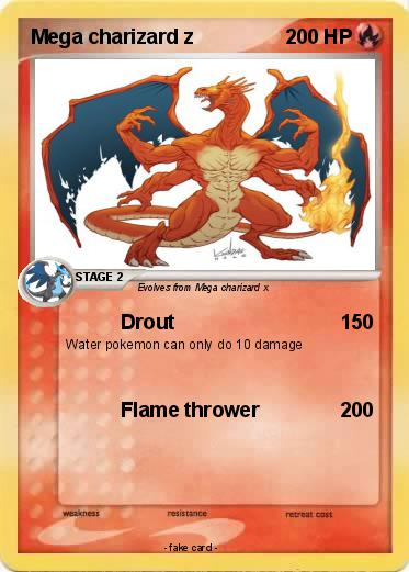 Pokemon Mega charizard z