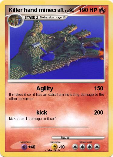 Pokemon Killer hand minecraft