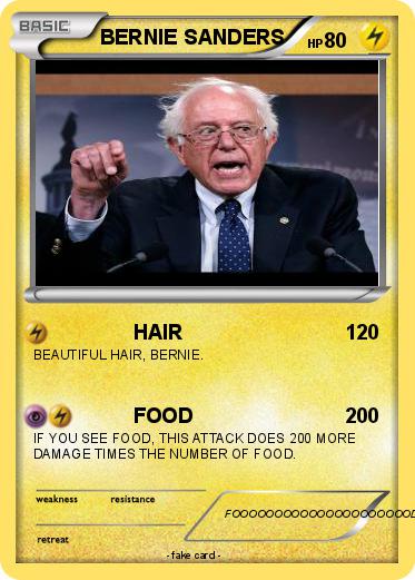 Pokemon BERNIE SANDERS