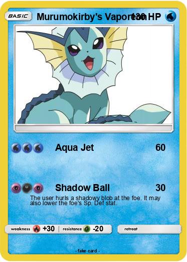 Pokemon Murumokirby's Vaporeon