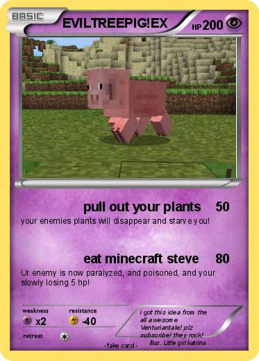 Pokemon EVILTREEPIG!EX