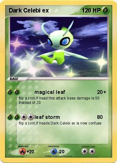 Pokemon Dark Celebi ex