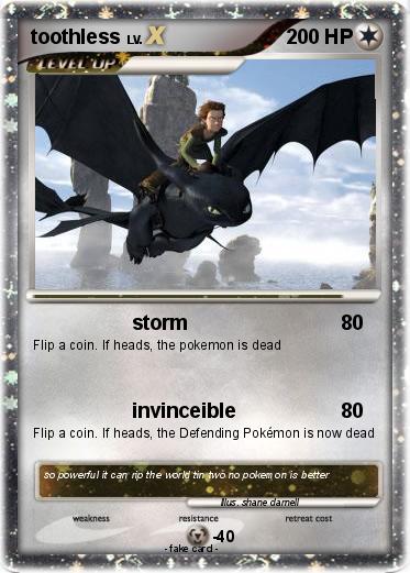 Pokemon toothless