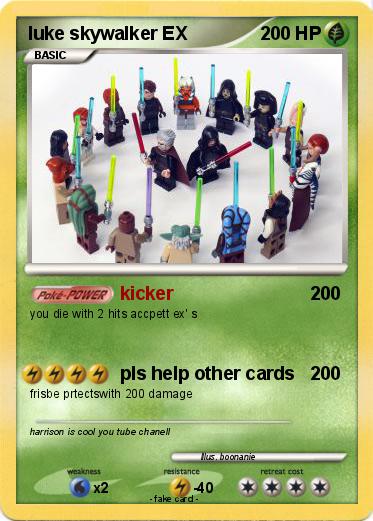 Pokemon luke skywalker EX