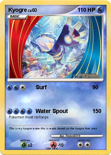 Pokemon Kyogre