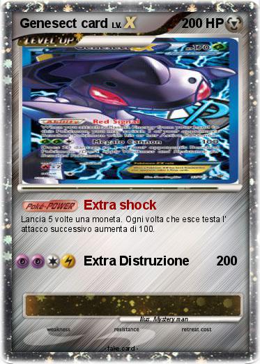 Pokemon Genesect card