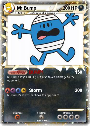Pokemon Mr Bump