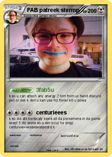 Pokemon FAB patreek stermp
