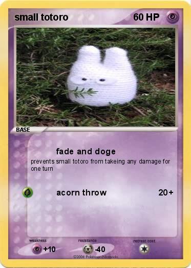 Pokemon small totoro