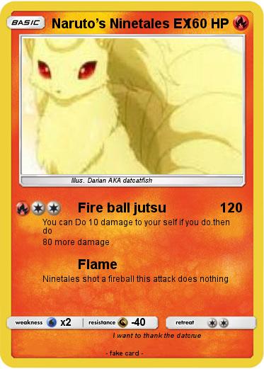 Pokemon Naruto’s Ninetales EX