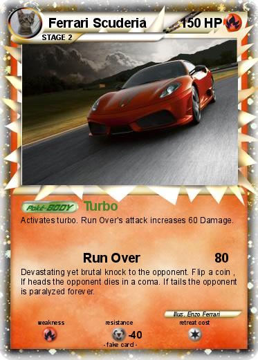 Pokemon Ferrari Scuderia