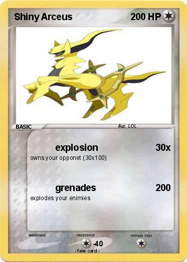 Pokemon Shiny Arceus