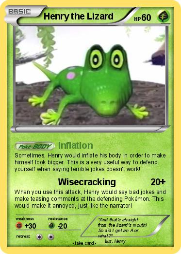 Pokemon Henry the Lizard
