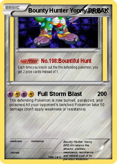 Pokemon Bounty Hunter Yonny BREAK