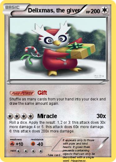 Pokemon Delixmas, the giver