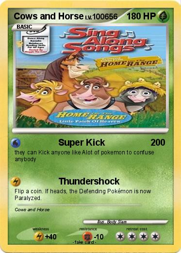 Pokemon Cows and Horse