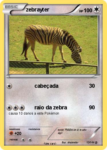 Pokemon zebrayter