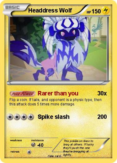 Pokemon Headdress Wolf