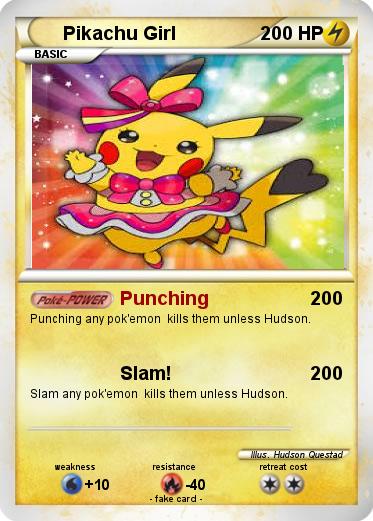 Pokemon Pikachu Girl