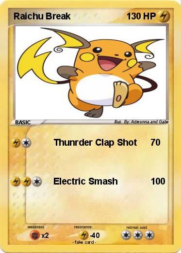 Pokemon Raichu Break