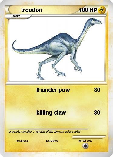 Pokemon troodon